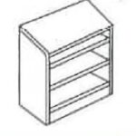 OPEN SHELF CABINET