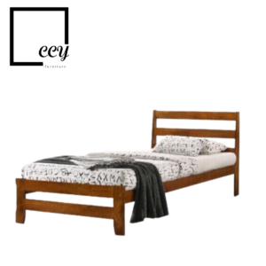 WOODEN SINGLE BED